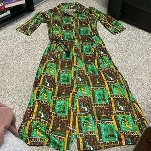 Vintage 70s maxi dress